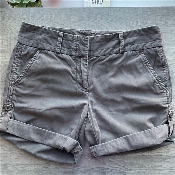 3/$30 J Crew CityFit Cuffed Chino Shorts Safari Natural - Picture 1 of 8